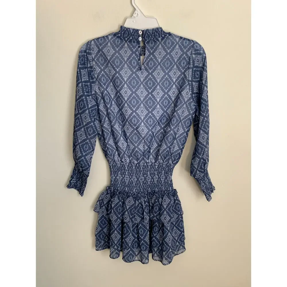 Pleat *BLUE* Halston‎ Dress size 8